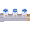 Коллектор 3 выхода STOUT 1"x1/2" плоское уплотнение SMB 6852 011203